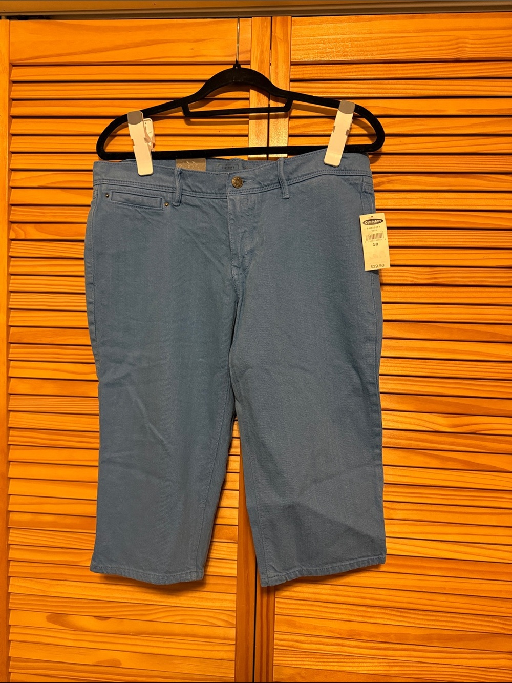 Old Navy Light Blue Cropped Stretch Jeans